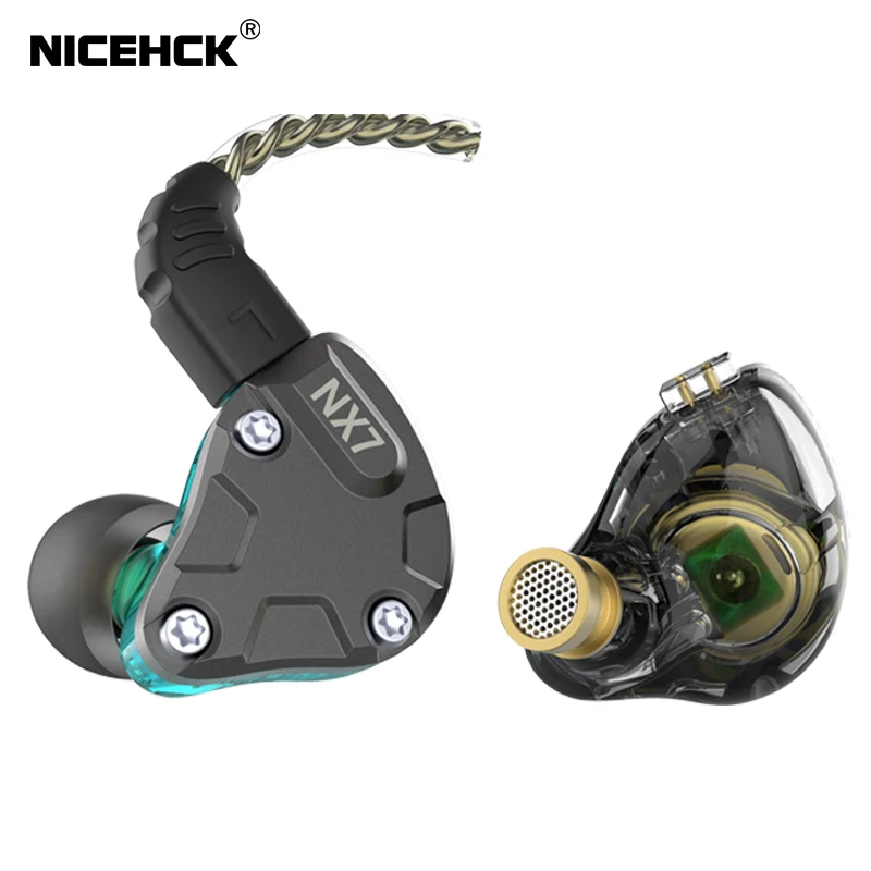 NICEHCK NX7 IEM наушники-вкладыши 4BA + двухкарбоновые нанотрубки динамическая