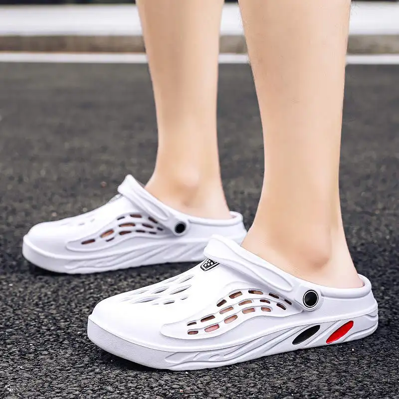 

Women's Summer Shoes Men Slippers Flip Flops Woman Summer 2021 Women's Sandal Flats Black Shoes tennis Crogs Crocsy Training