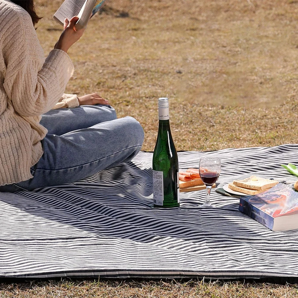 

1.5x2M Waterproof Sandproof Beach Mat Picnic Blanket Large Outdoor Portable Foldable Ground Sheets Camping Bed Sleeping Pad
