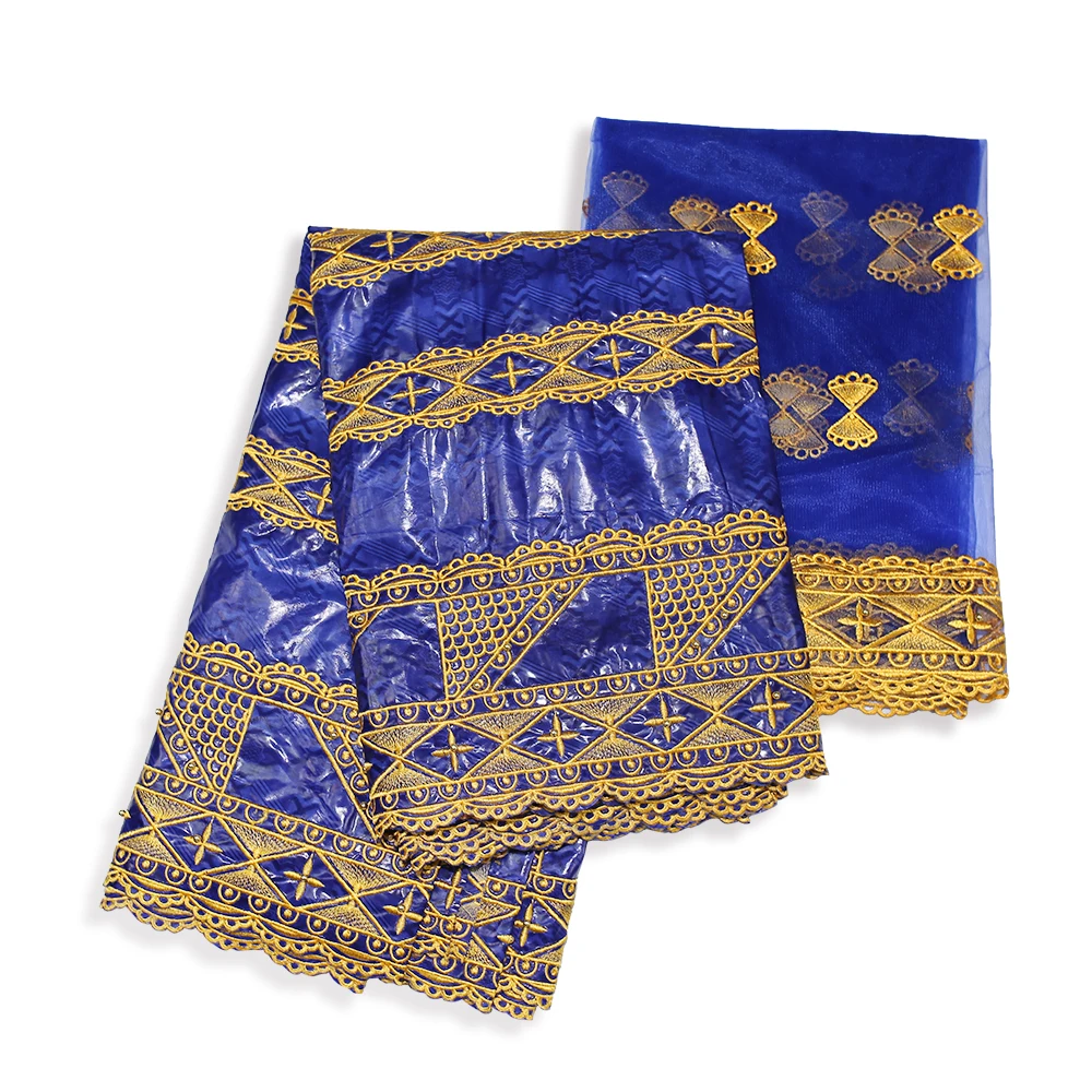 Золотые и черные кружевные ткани Bazin 2020 г. высокое качество Африканское