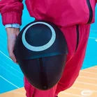 Новинка 2021, маска из игры кальмар, COS делает ролевые игры в корейском ТВ-сериале Lee Jung-jae, маска и страшная красная куртка для менеджера по Хэллоуину