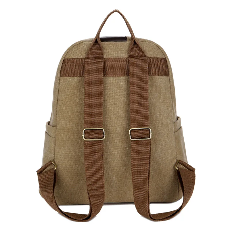 Винтажное крепкое полотно женский рюкзак ученик средней школы сумка дорожная На