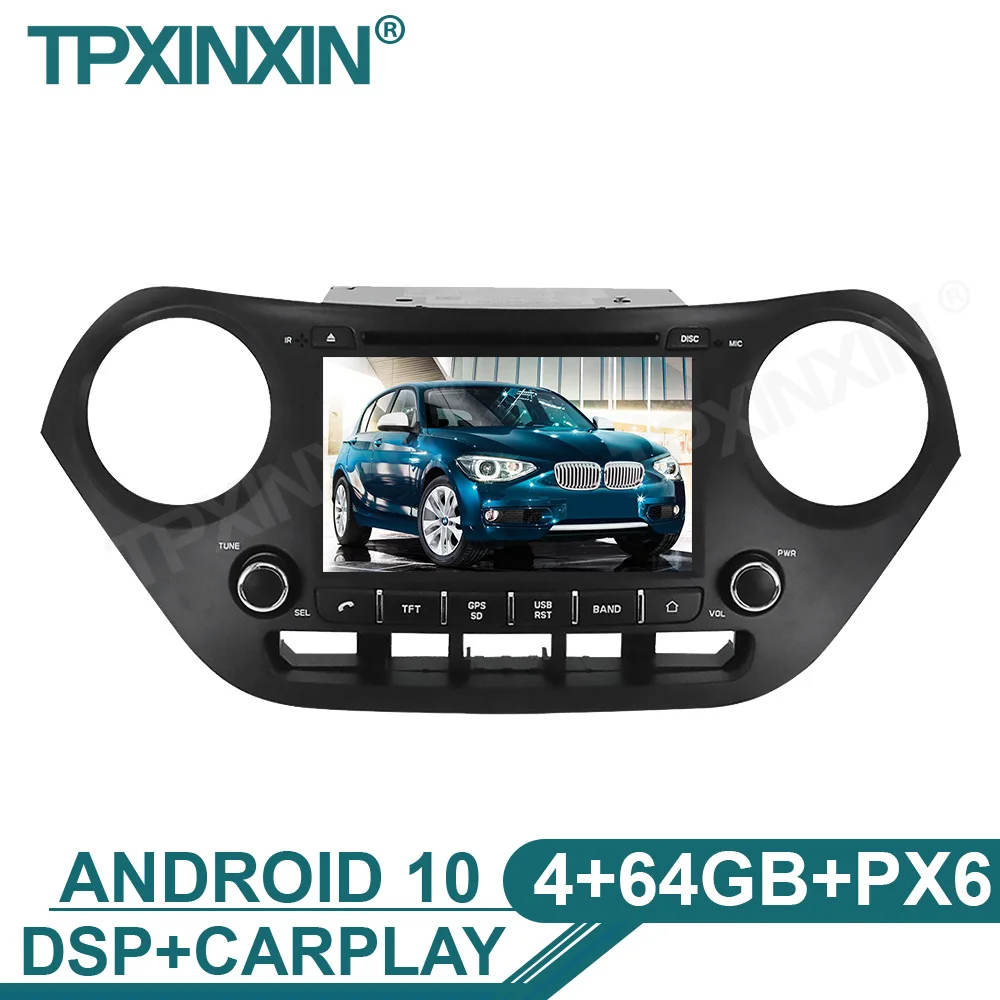 

Android 10 4+64G For Hyundai I10 2013 Multimedia player autoradio stereo Navigation GPS Car Radio 2Din Stereo Receiver