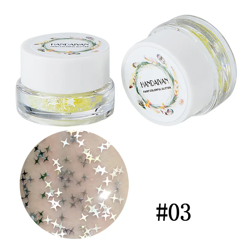 Глаза танцуют Русалочка блестки мерцающие алмазные тени для век блестящая кожа