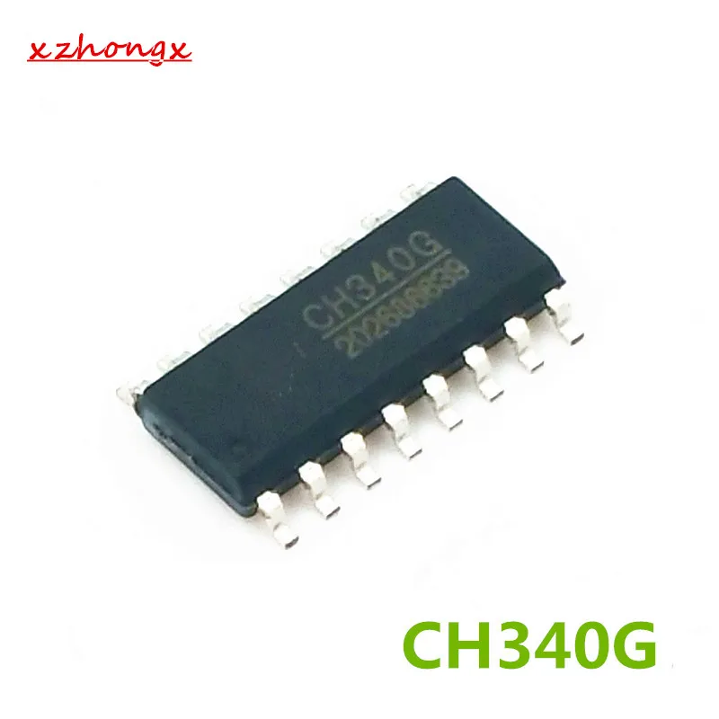 Набор микросхем 5 peça 100% Novo CH340G CH340 340G SOP-16