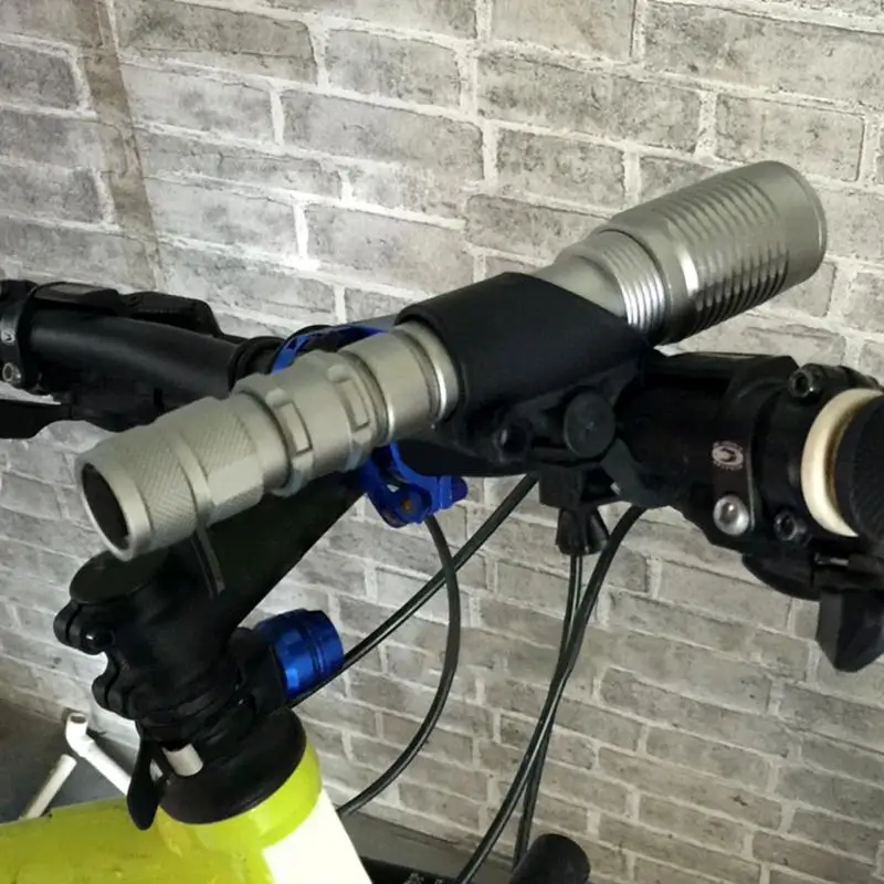 Велосипедная Передняя светильник Клип держатель фонаря велосипедный велосипеда