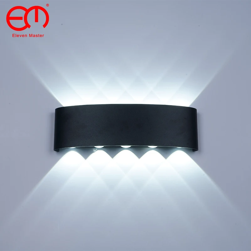 Светодиодный настенный светильник Алюминий открытый IP65 Водонепроницаемый вверх