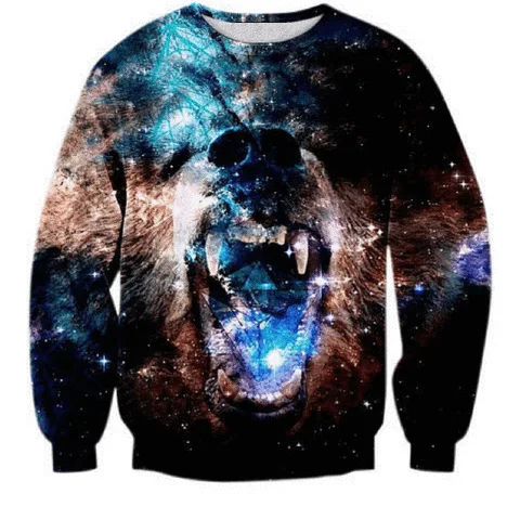 

CNUUIKOOEK Sweatshirts Boutique Men's 3D Star Animal Printed Hoodie Long Sleeve Pullover Popular Brand Men's Hoodies