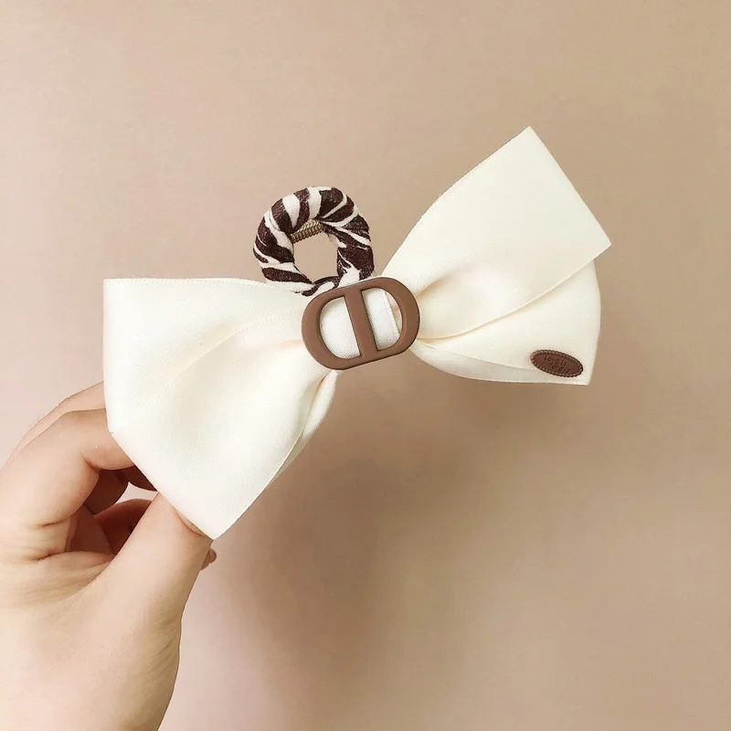 Заколка для волос с бантом большая женская заколка головной убор шпилька