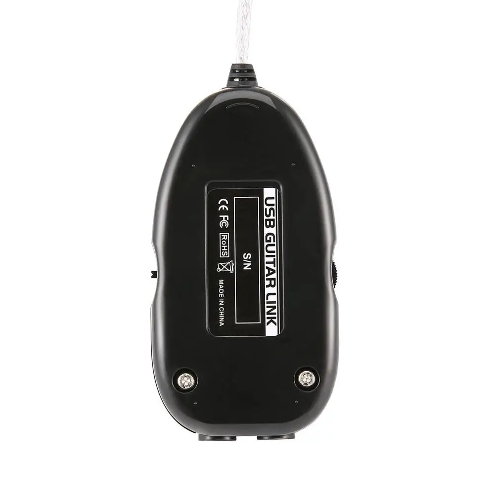 USB-кабель для электрогитары адаптер аудио интерфейса соединительный