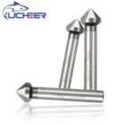 UCHEER 1358 шт. 3 Флейта 90 быстрорежущей стали инструмент для снятия фаски 18253035 мм деревянные Сталь фасочный инструмент Мощность инструмент