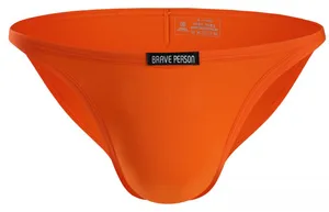 Мужские однотонные трусы-плавки из спандекса с низкой талией, 2019