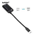 Переходник с USB C на HDMI-совместимый кабель мама 1080P Type C для телефона Android Micro USB