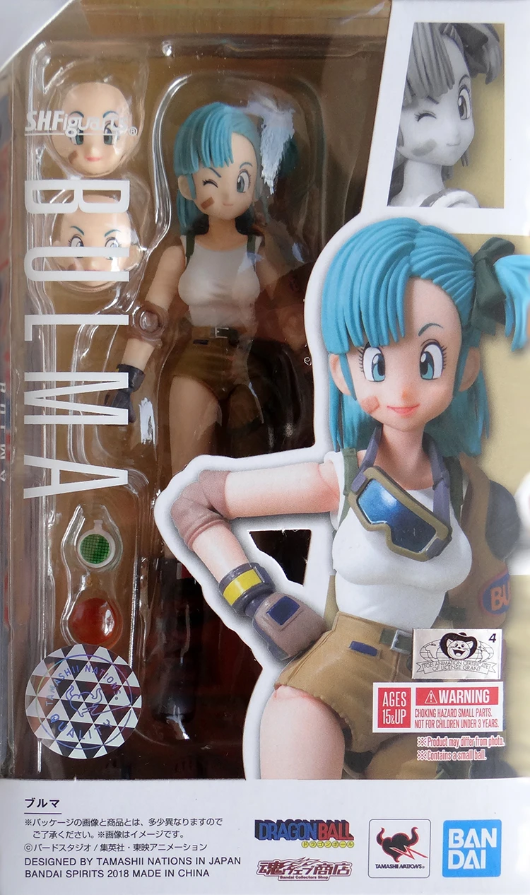 

Soul Limited Dragon Ball SHF Bulma Zhuangzi Motorcycle Suit Brand Joints Movable Action Figure Toy