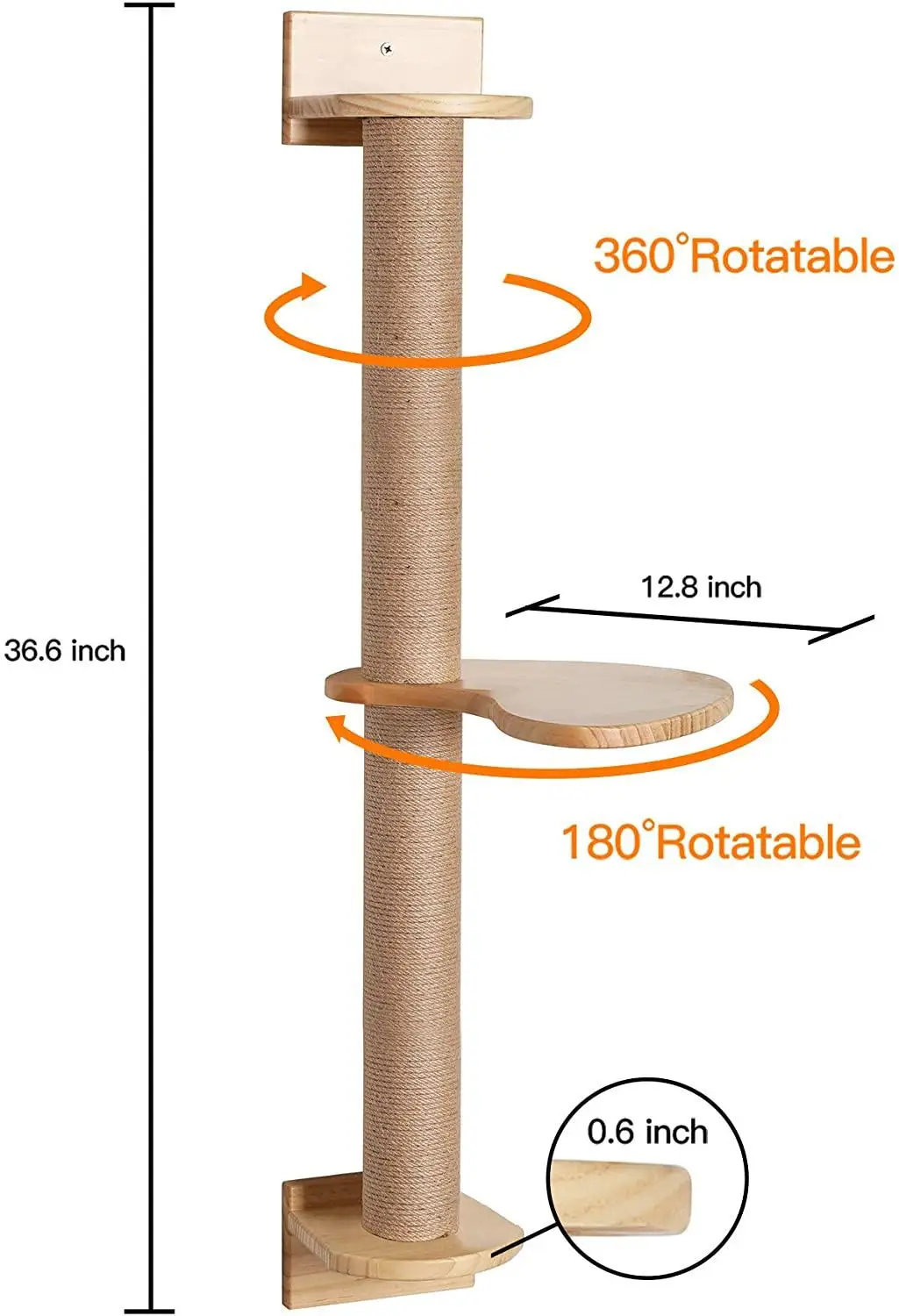 

Sisal Cat Scratch Post Tree Climbing Frame Toys