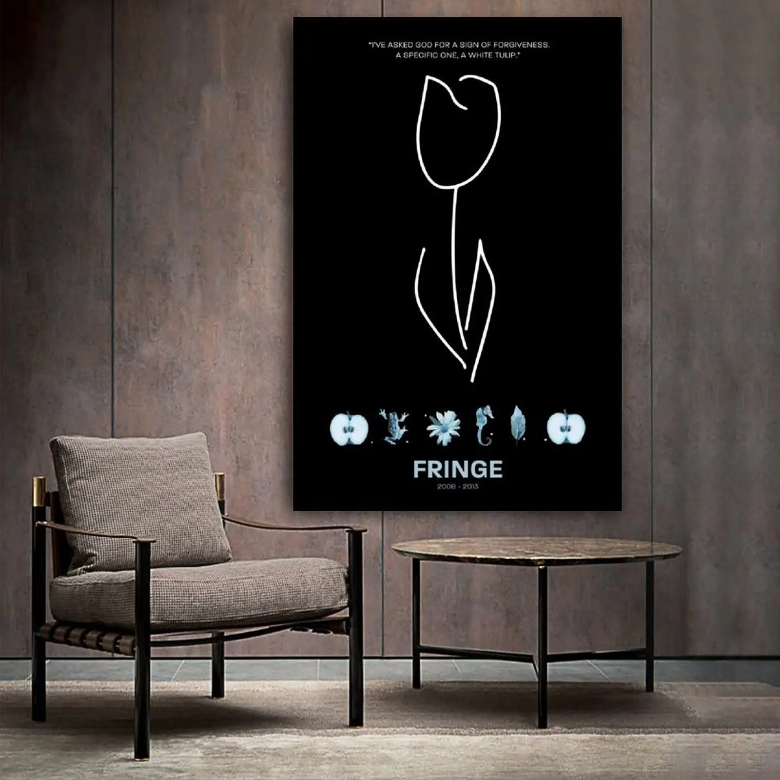 Холст с бахромой художественный плакат и настенный принт современные