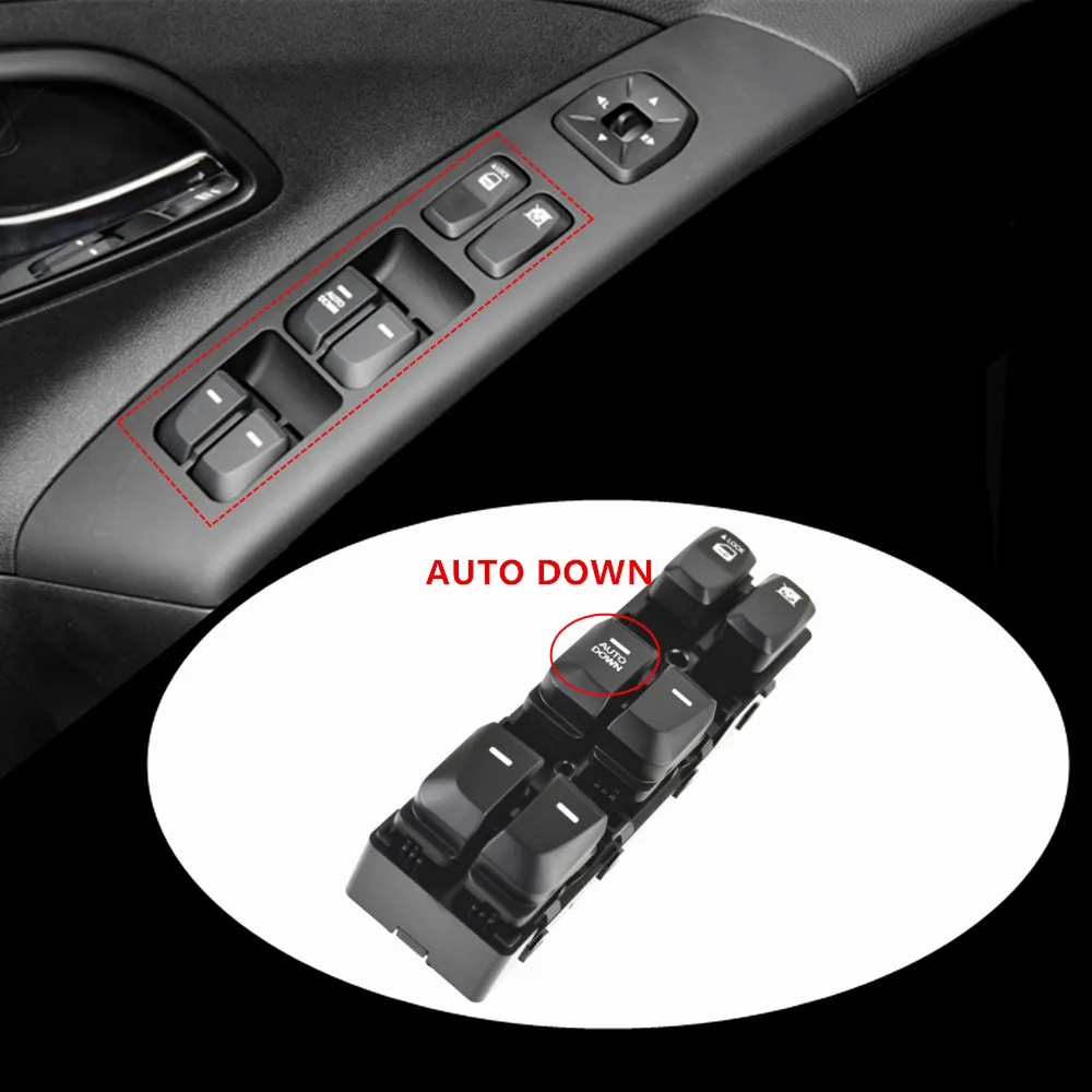 

93750-2S150 Electric Power Window Lifter Control Switch For Hyundai IX35 2009-2015 93570-2Z000 93570-2S010 935702Z000