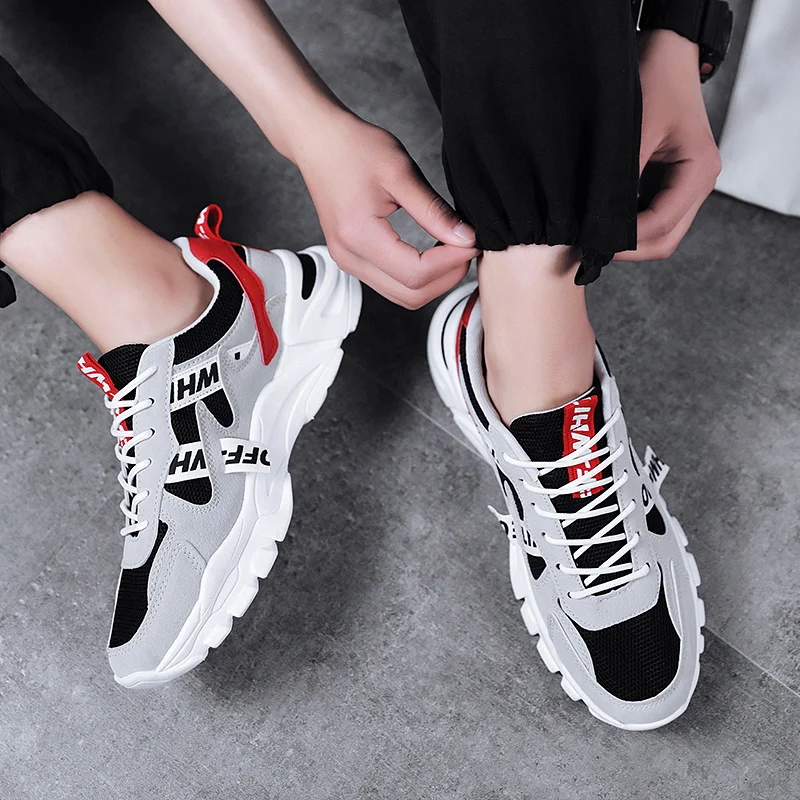 Новые модные дышащие универсальные кроссовки Мужская повседневная обувь