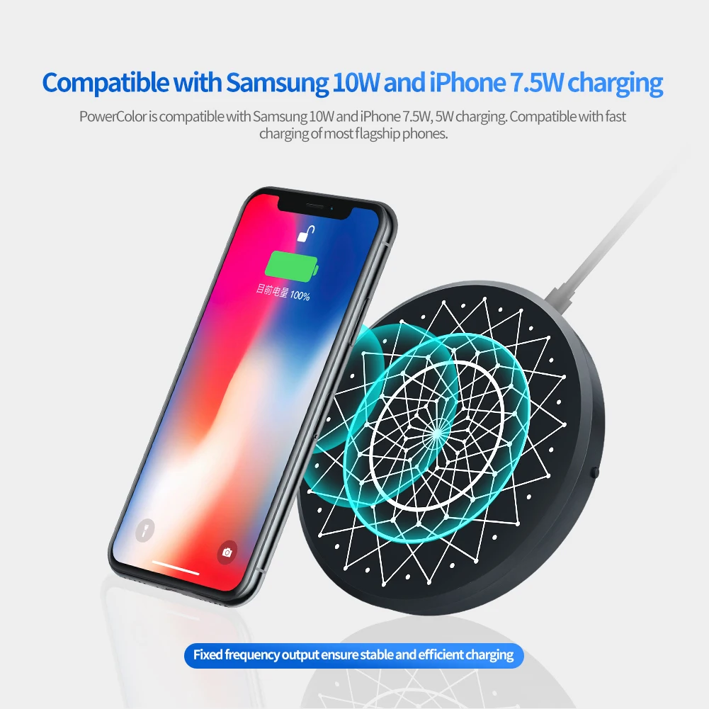 Nillkin 15 Вт Qi Беспроводное зарядное устройство для iPhone X Xr XS Max Беспроводная зарядка для samsung Xiaomi huawei Беспроводная зарядка портативная