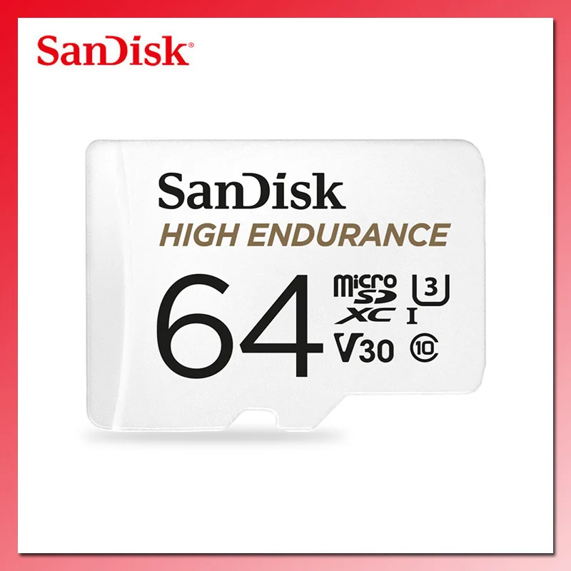 SanDisk Memory Card 64GB HIGH ENDURANCE Micro SD 128GB TF 32GB Class10 256GB 4K SDHC/SDXC U3 Video Monitoring | Компьютеры и офис