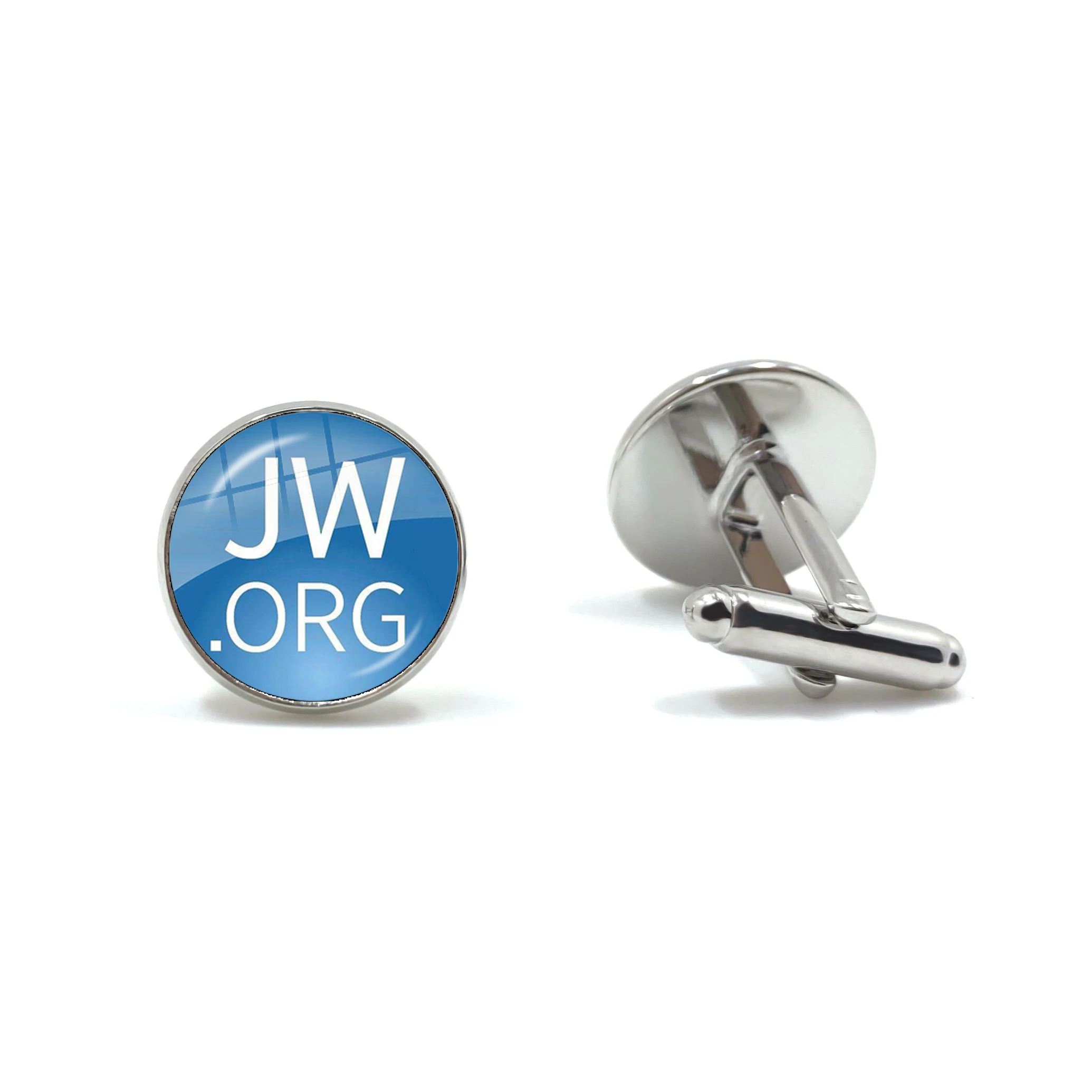 JW.org запонки Свидетели Иеговы художественная картина 16 мм Стеклянная кабошон