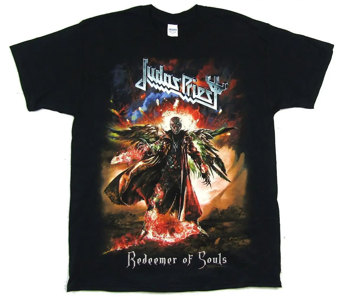 

Judas Priest Redeemer Of Souls Full Color World Tour Black T Shirt New Official