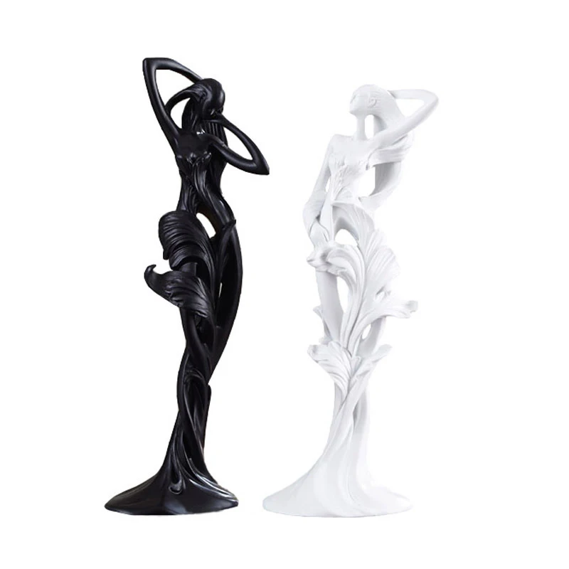 Миниатюрная модель Дочь моря скульптура из смолы украшение дома аксессуарами