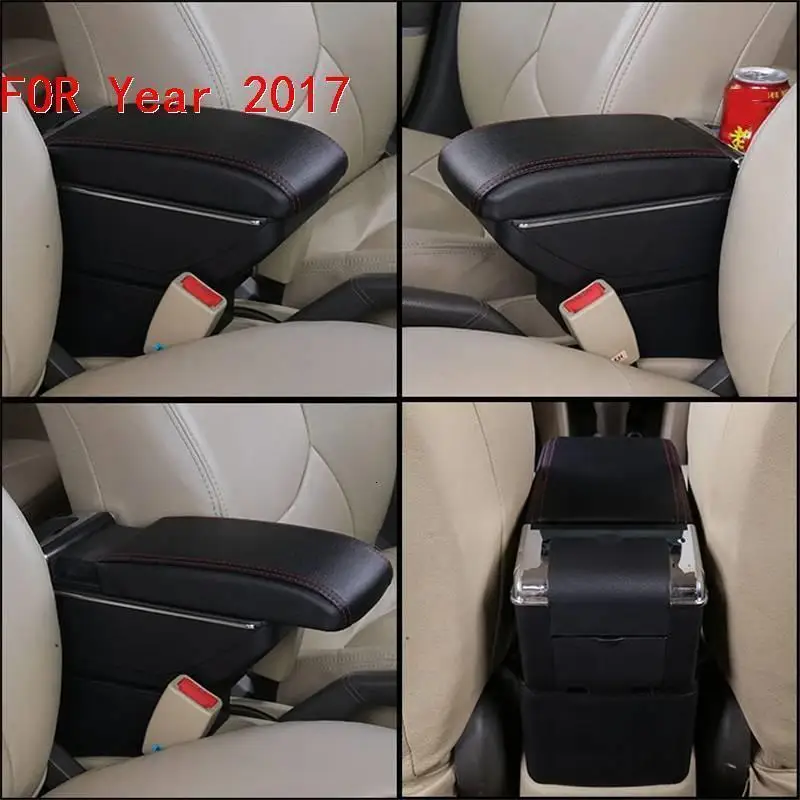 Automovil интерьер автомобиля-Стайлинг автомобиля подлокотник отдых протектор украшения Стайлинг модифицированные молдинги подлокотник коробка 17 для Skoda Rapid