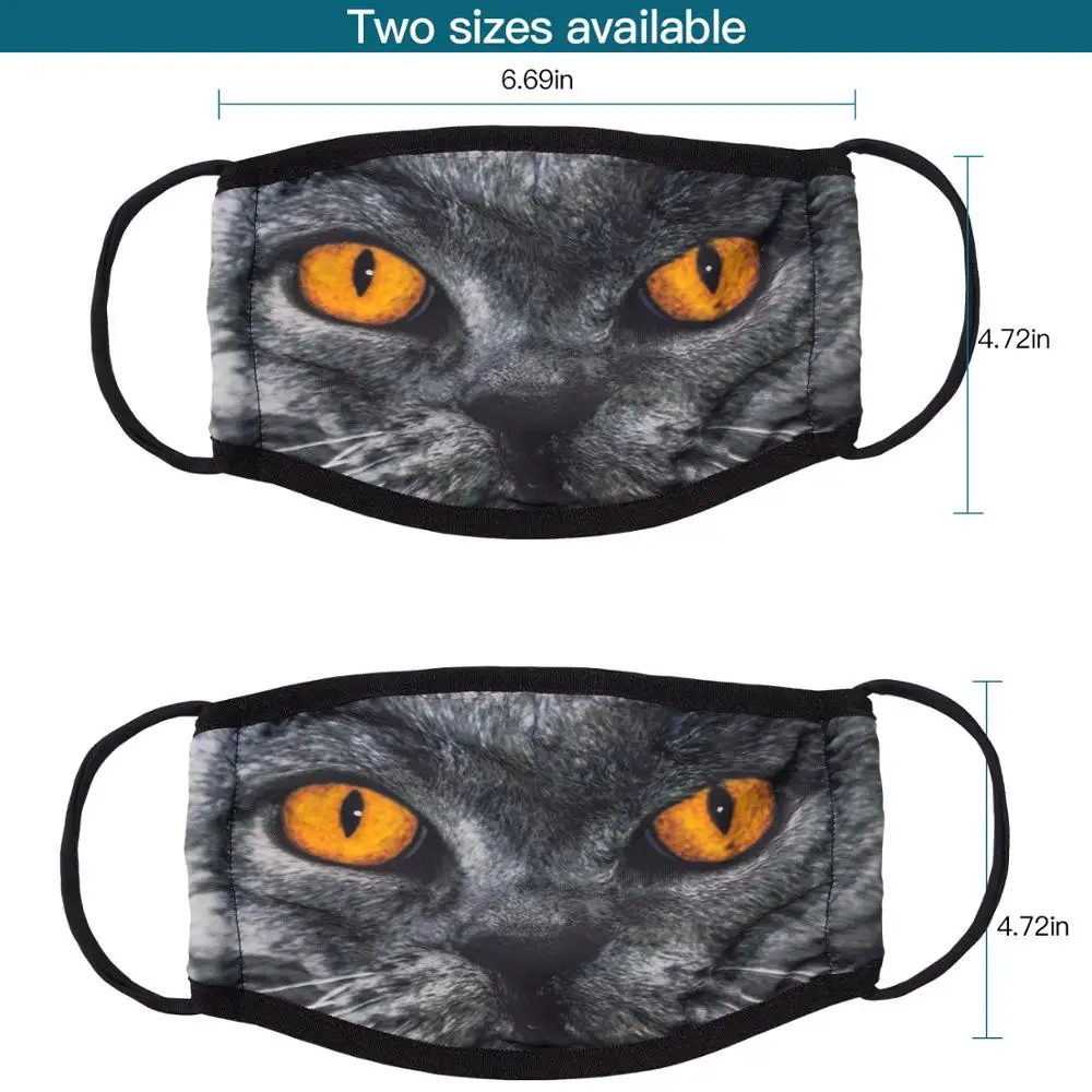 

10pcs/lot Fashion Cute Cat pattern Mask Mouth Masks Animal Pattern Cute Mask