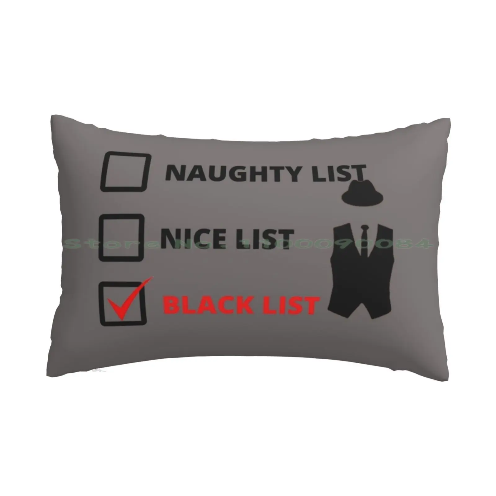 

The Blacklist Show Designs Pillow Case 20x30 50*75 Sofa Bedroom The Blacklist Red Raymond Tv Show Best Tv Show Long Rectangle