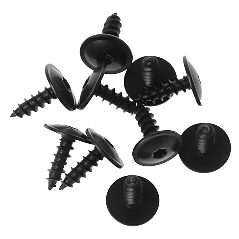 30 Pieces Self Tapping Screws Hex Washer Car Clips Front Wheel License Plate Mud Guard Screw Replacement for Q5 Q7 A1  5 images - 6