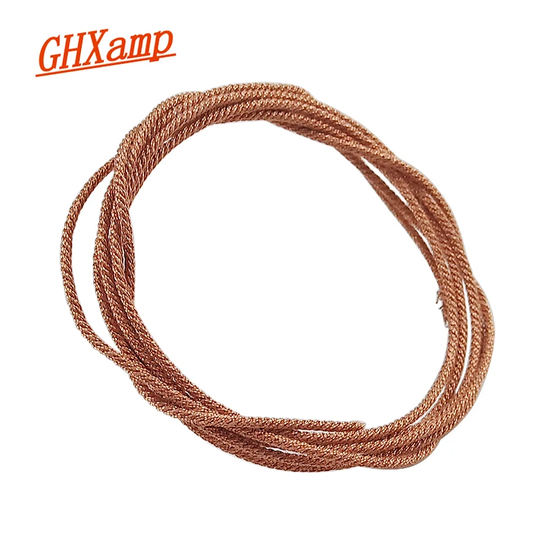 

GHXAMP 1 Meter Speaker Lead Wire Braided Copper Wire For 5" 6.5" 8" 10"Inch Woofer PA Speaker Voice Coil Repair