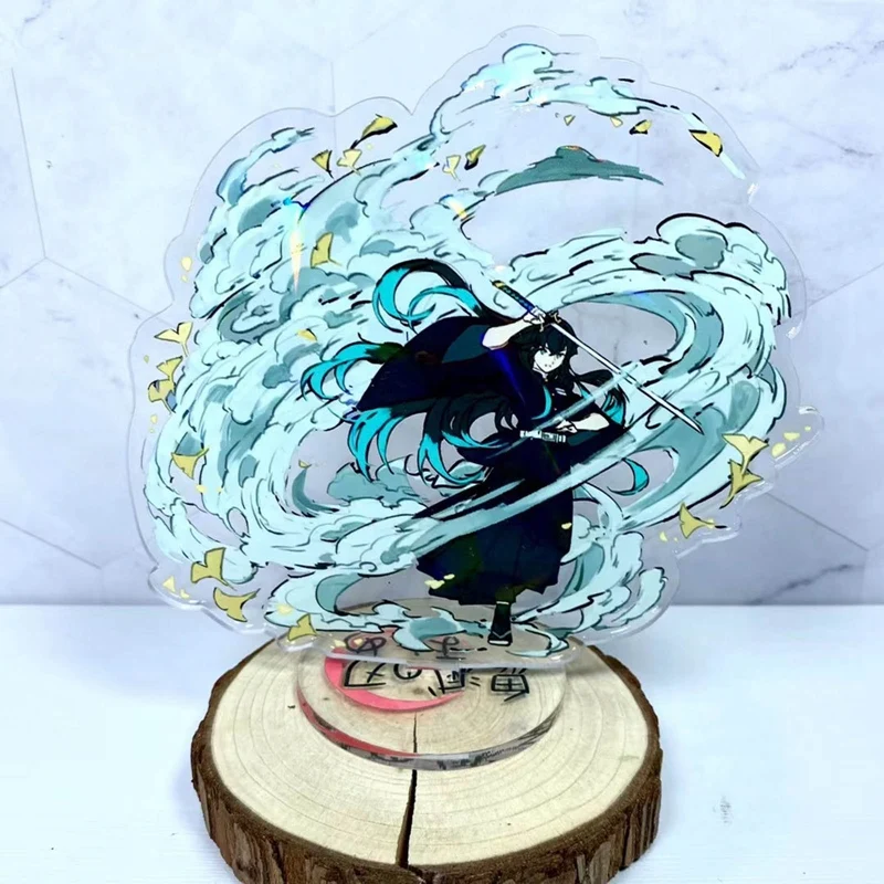 

Anime Demon Slayer Kimetsu no Yaiba Tomioka Giyuu Kochou Shinobu Inosuke Acrylic Stand Action Figures Model Plate Holder Gift