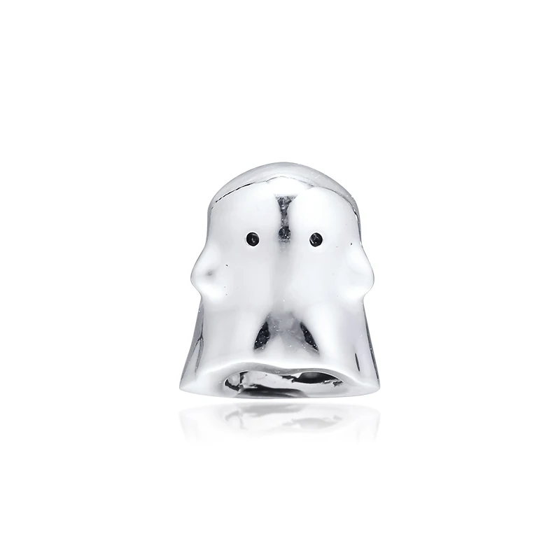 

DIY Fits for Pandora Charms Bracelets Boo the Ghost Beads 100% 925 Sterling-Silver-Jewelry Free Shipping