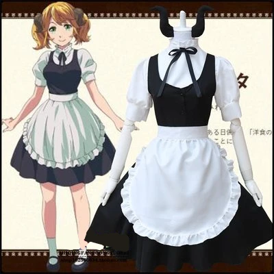 Костюм для косплея аниме ресторан в другой мир милая девушка платье горничной