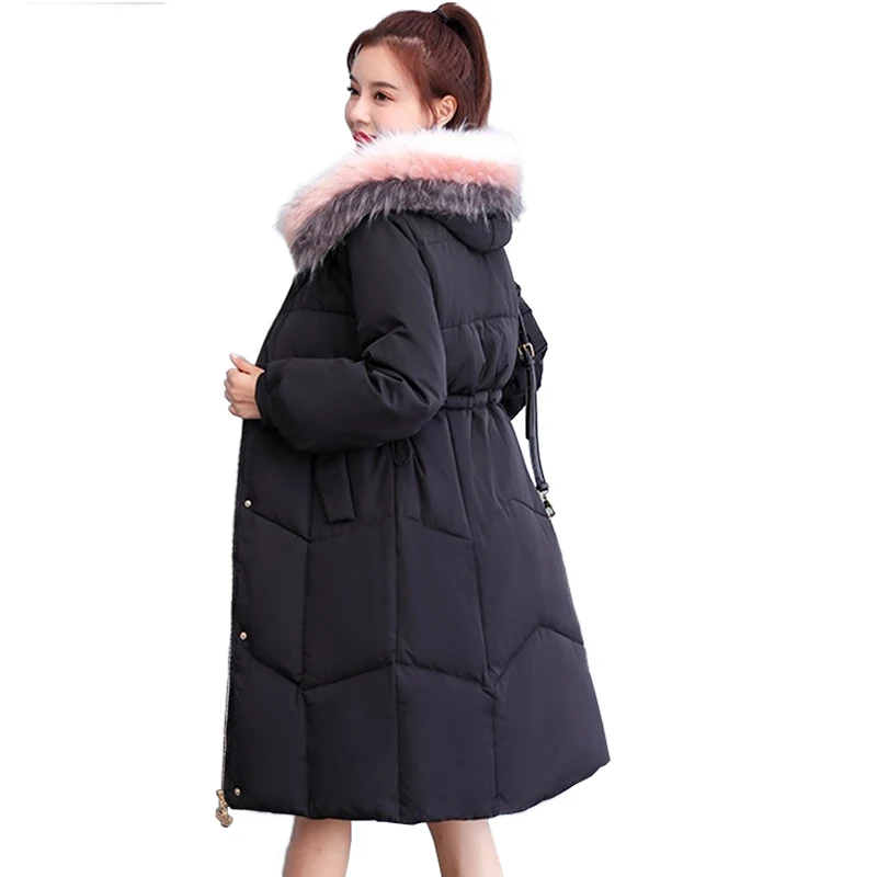 Женский пуховик на утином пуху ультралегкий теплый с длинным рукавом и цветным