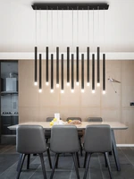 black led chandelier modern office dining room kitchen bar chandelier 3042w hanging lights fixture 90 260v