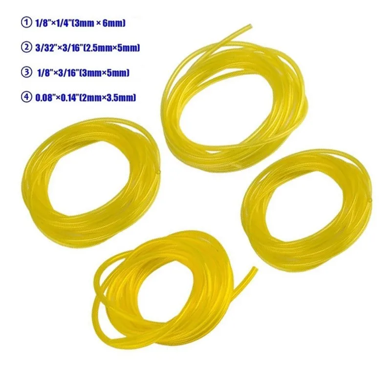 1 метр 4 размера 2 мм/2 5 мм/3 мм для бензинового топлива газовой линии шланг трубка