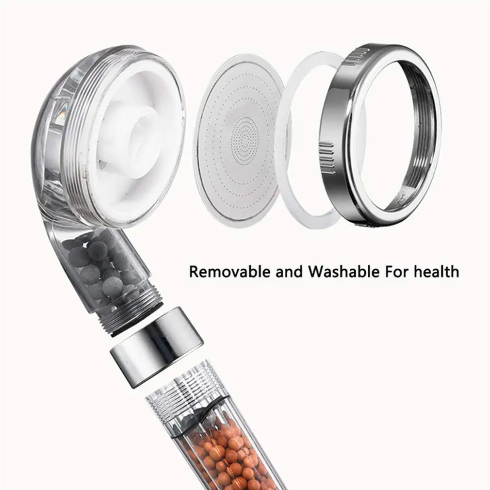 

Насадка для душа с шлангом, Душевая насадка под давлением и моющаяся однофункциональная ручная насадка для душа с фильтром из АБС-материала