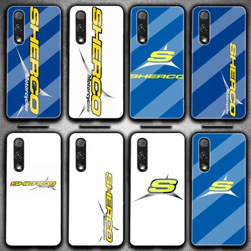 

Fashion Sherco Motorcycle Classi Phone Case Tempered Glass For Huawei P9 10 10plus 20 20Pro 30mate9 10 20 20Pro Honor8X 9 10 V10