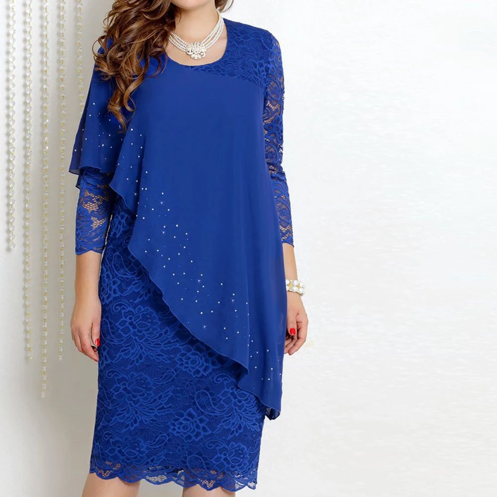 

Summer Dress Women 2021New Spring Long Sleeve Lace Bodycon vestidos De Mujer Casual Sexy Vintage Office Plus Size Women Clothing