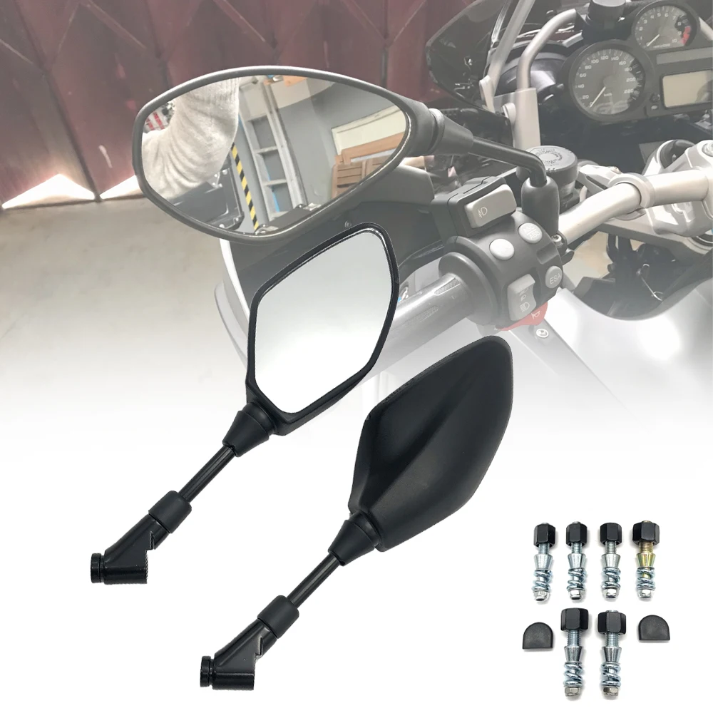 Боковые зеркала заднего вида REALZION 8 мм 10 для мотоцикла зеркало Yamaha XMAX NMAX BMW R1200GS