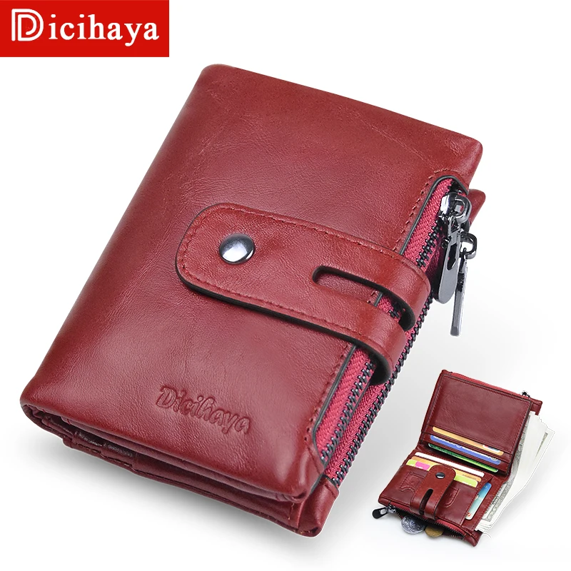 Маленький женский кошелек DICIHAYA в винтажном стиле Дамский бумажник из