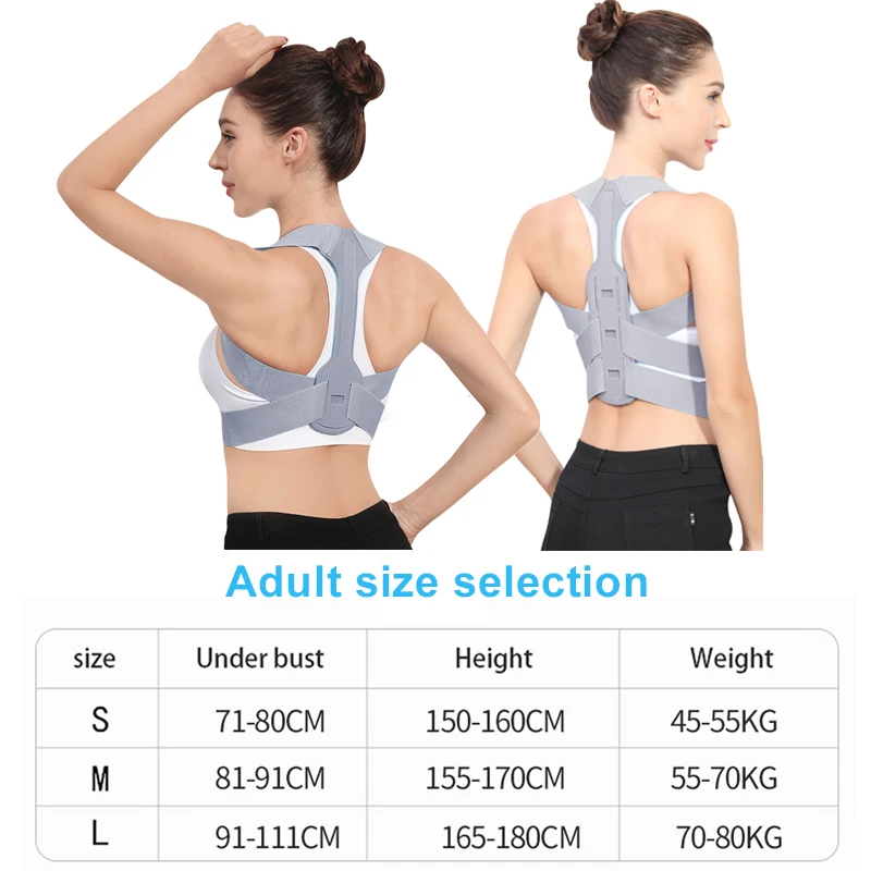 

Updated Posture Corrector,Adjustable Back Brace for Clavicle Support,shoulder correction,Back posture belt,Spine Orthopedic care