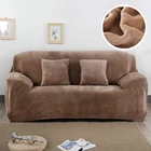 Универсальный плюшевый чехол для дивана, эластичное секционное покрывало для дивана в гостиную, универсальный чехол на 1234 места