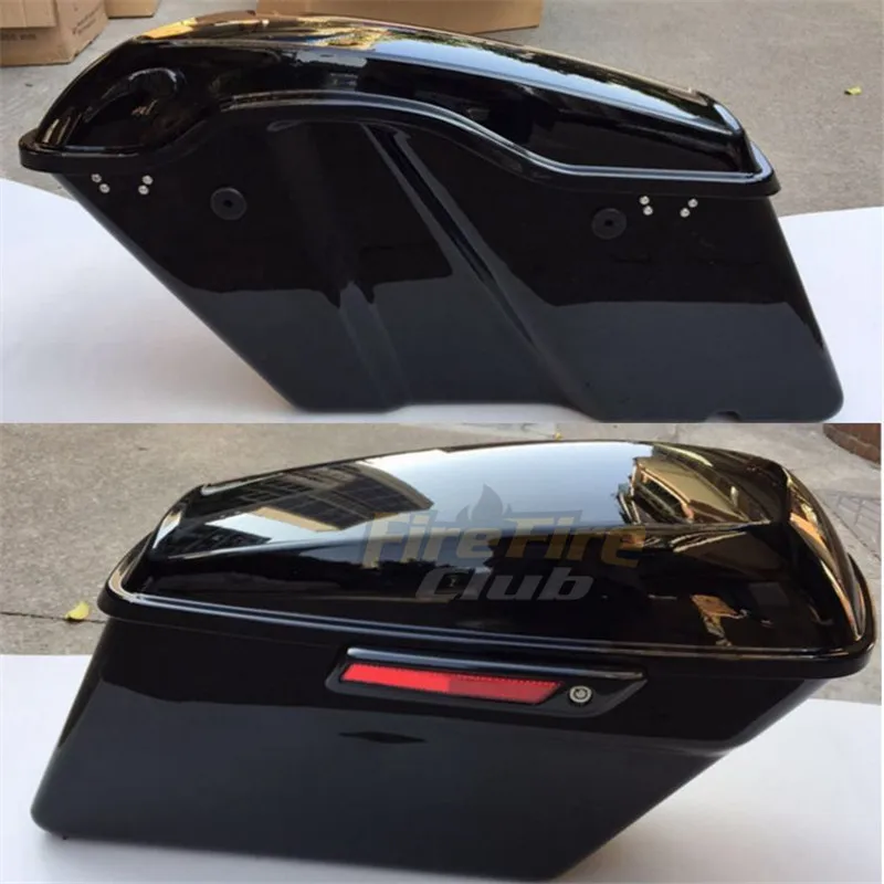 

Motorcycle Luggage Box Top Case Hard Saddlebag For Touring Road King Road Glide Street Glide 2014-2018 2015