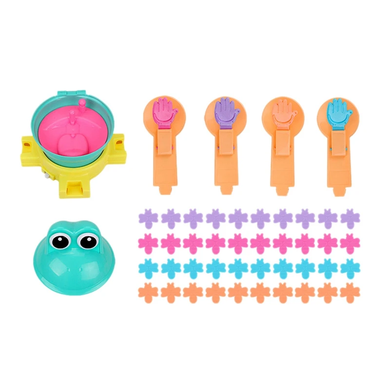 Кормление лягушка проекция поедание бобы забавная настольная головоломка