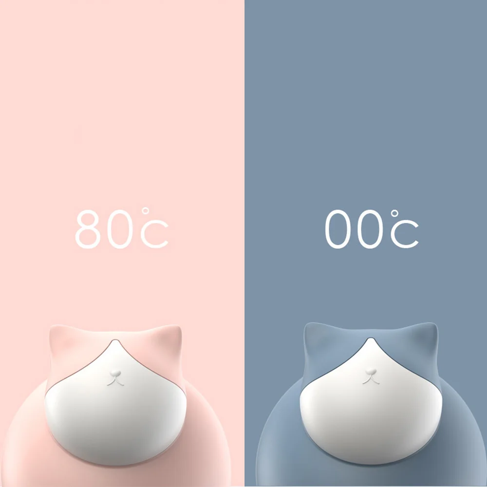 Мультяшная грелка силиконовая для микроволновой печи рук зимний теплый