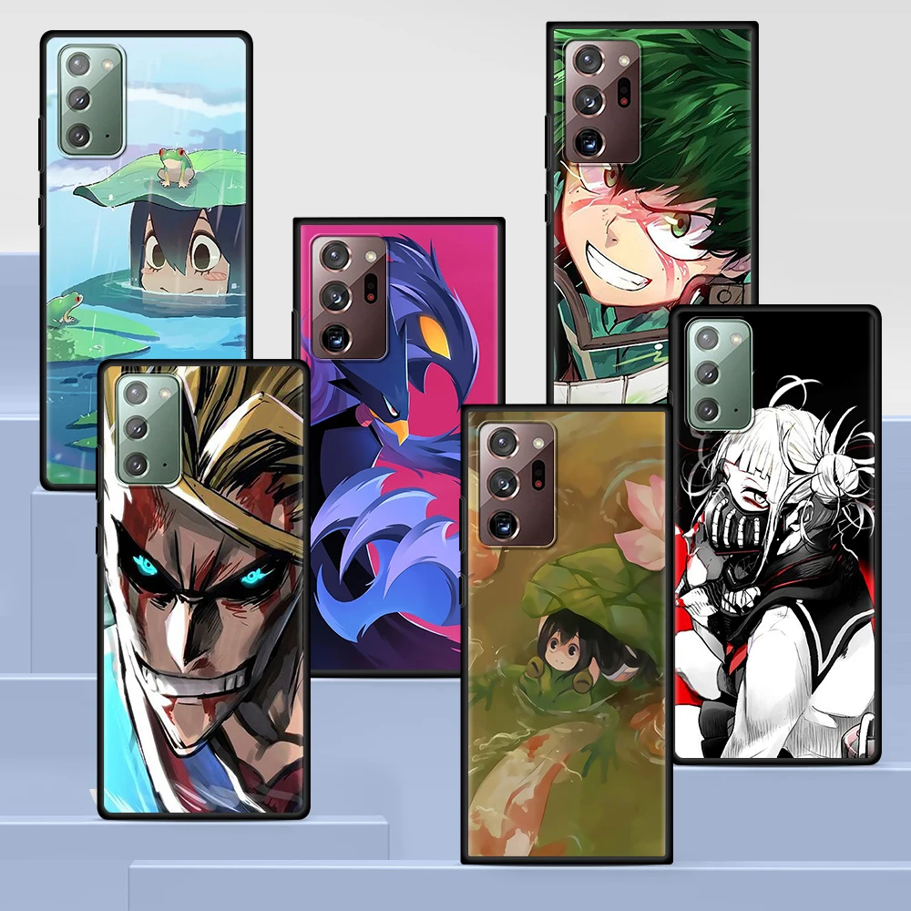 

Anime My Hero Academia Case for Samsung Galaxy S20 FE S21 Ultra S10 Lite S10e S9 S8 Plus S7 Edge A12 5G Black Soft Phone Cover