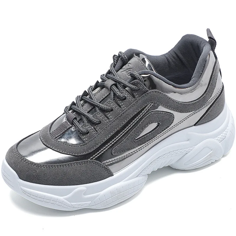 

Sneakers Casual Women Dad Vulcanized Shoes Woman Comfort Lace Up Chunky Women's Autumn Platform Ladies Fashion Female Shoes 2020